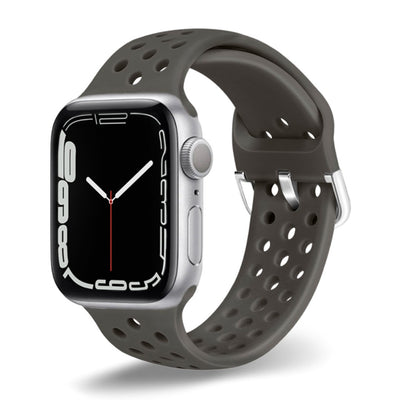 ALK Buckle Silicone Band for Apple Watch in Cocoa - Alk Designs