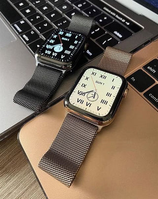 ALK Classic Milanese Band for Apple Watch in Black - ALK DESIGNS