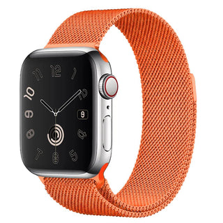 ALK Classic Milanese Band for Apple Watch in Orange - ALK DESIGNS