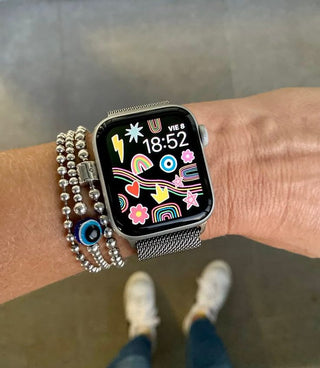 ALK Classic Milanese Band for Apple Watch in Silver - ALK DESIGNS