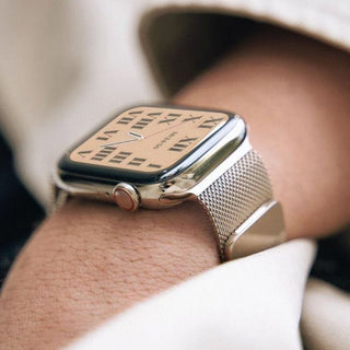 ALK Classic Milanese Band for Apple Watch in Silver - ALK DESIGNS