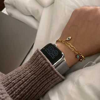 ALK Classic Milanese Band for Apple Watch in Silver - ALK DESIGNS