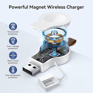 NEWDERY Charger Compatible with Apple Watch Portable USB Wireless Charger, Travel Cordless Charger with Light Weight Magnetic - ALK DESIGNS