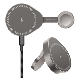 Premium 2 in 1 Wireless Charger for Apple Watch and iPhone - ALK DESIGNS