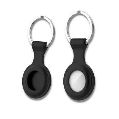 ALK AirTag Silicone Keychain Cover in Black - ALK DESIGNS