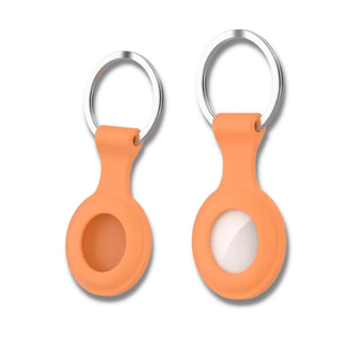 ALK AirTag Silicone Keychain Cover in Orange - ALK DESIGNS