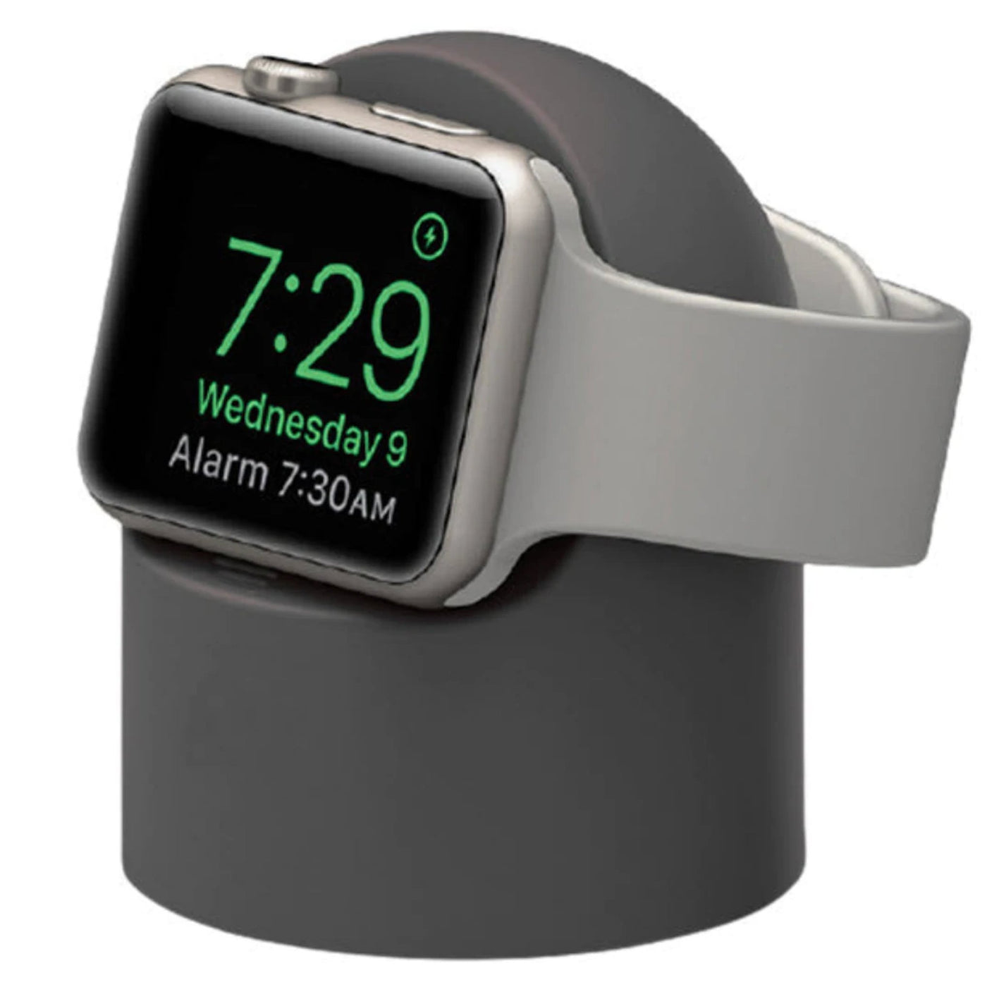ALK Apple Watch Silicone Charging Stand in Grey - Alk Designs