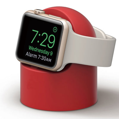ALK Apple Watch Silicone Charging Stand in Red - Alk Designs