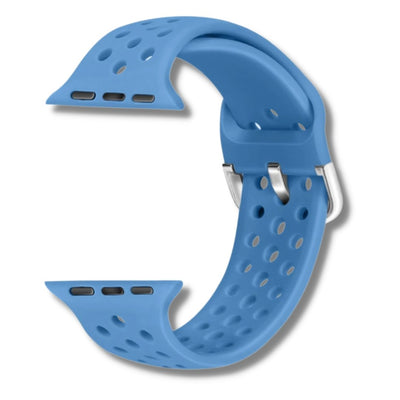 ALK Buckle Silicone Band for Apple Watch in Azure - Alk Designs