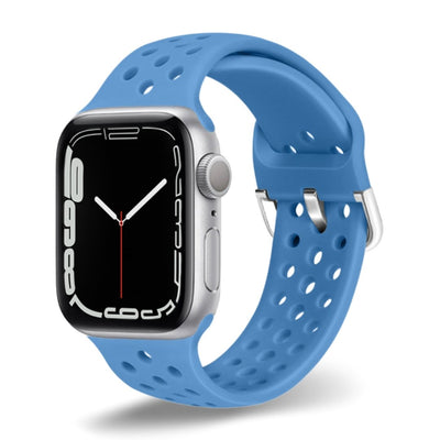 ALK Buckle Silicone Band for Apple Watch in Azure - Alk Designs