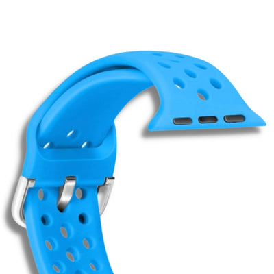 ALK Buckle Silicone Band for Apple Watch in Blue - Alk Designs