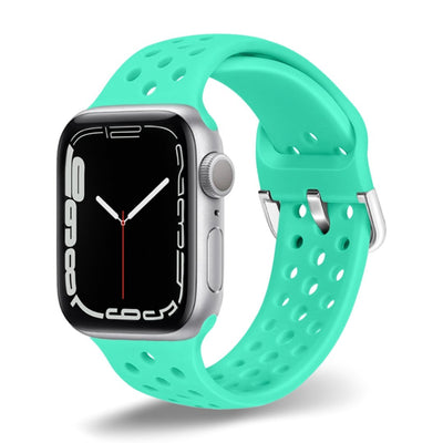 ALK Buckle Silicone Band for Apple Watch in Ice Sea - Alk Designs