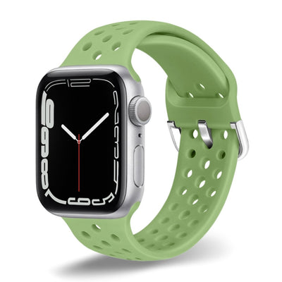 ALK Buckle Silicone Band for Apple Watch in Mint - Alk Designs
