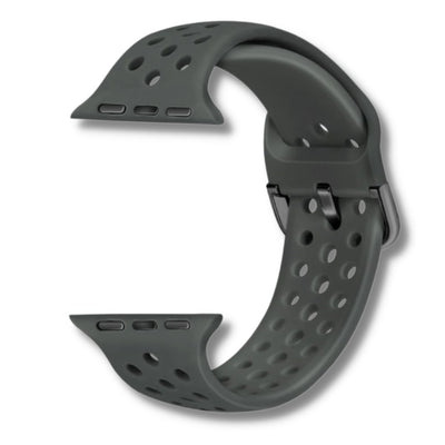 ALK Buckle Silicone Band for Apple Watch in Olive - Alk Designs
