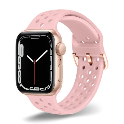ALK Buckle Silicone Band for Apple Watch in Pink - Alk Designs