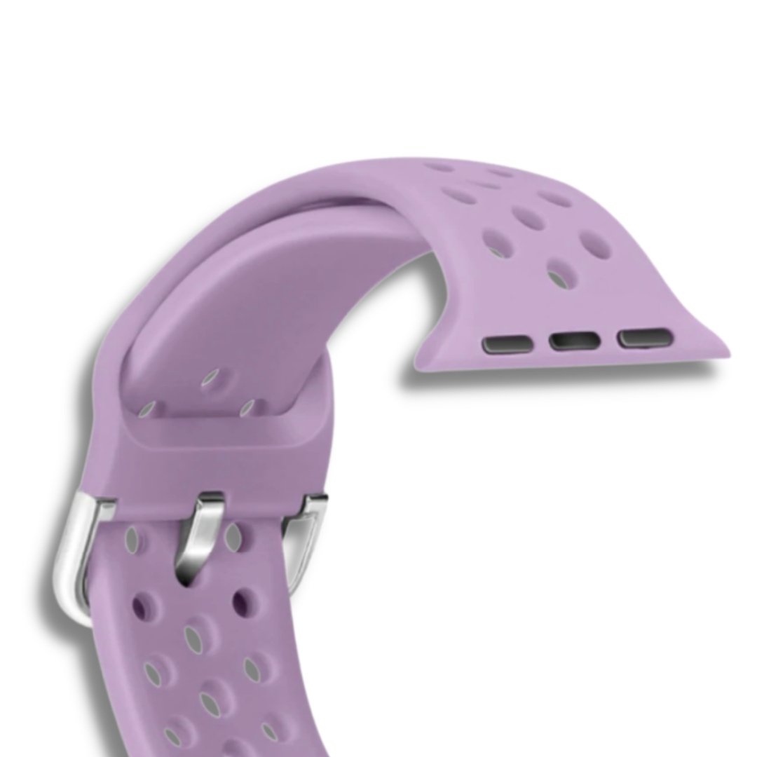 ALK Buckle Silicone Band for Apple Watch in Purple - Alk Designs