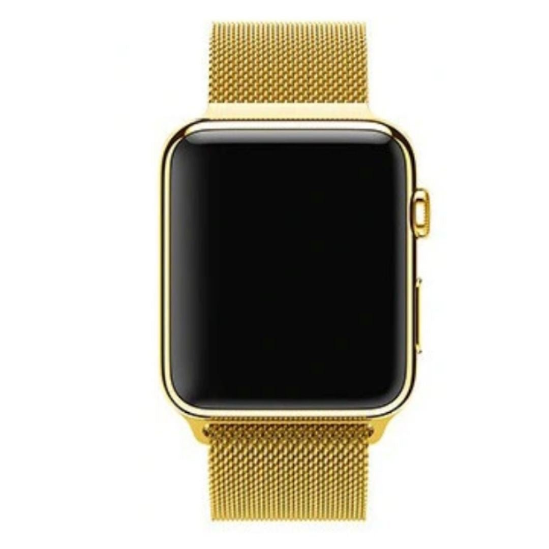 ALK Classic Milanese Band for Apple Watch in Gold - Alk Designs