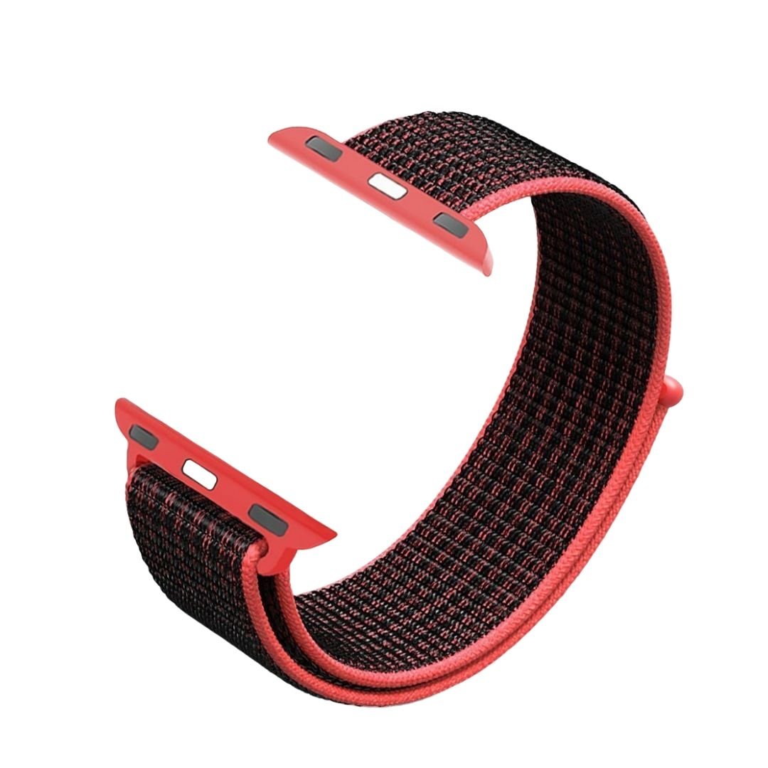 ALK Classic Nylon Band for Apple Watch in Black Pink - Alk Designs