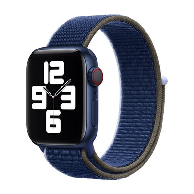 ALK Classic Nylon Band for Apple Watch in Blue Abyss - Alk Designs