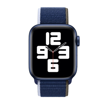 ALK Classic Nylon Band for Apple Watch in Blue Abyss - Alk Designs