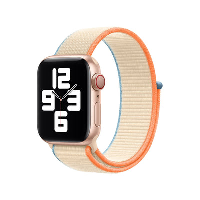 ALK Classic Nylon Band for Apple Watch in Cream - Alk Designs