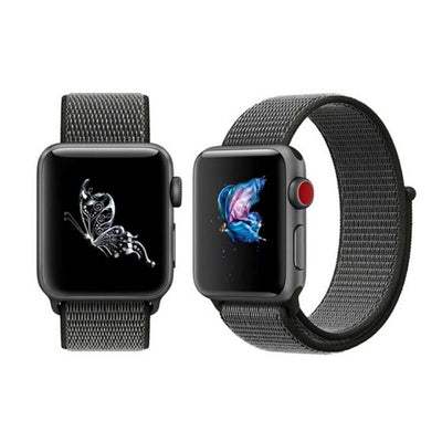ALK Classic Nylon Band for Apple Watch in Dark Olive - Alk Designs