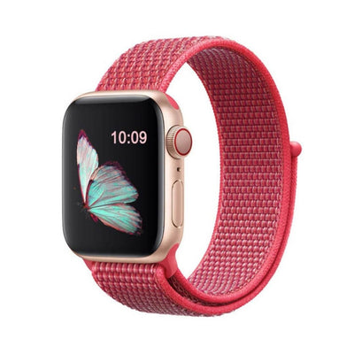 ALK Classic Nylon Band for Apple Watch in Hibiscus - Alk Designs