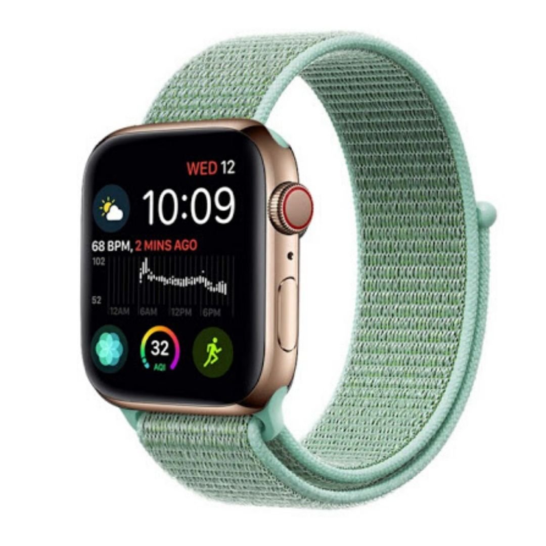 ALK Classic Nylon Band for Apple Watch in Marine Green - Alk Designs