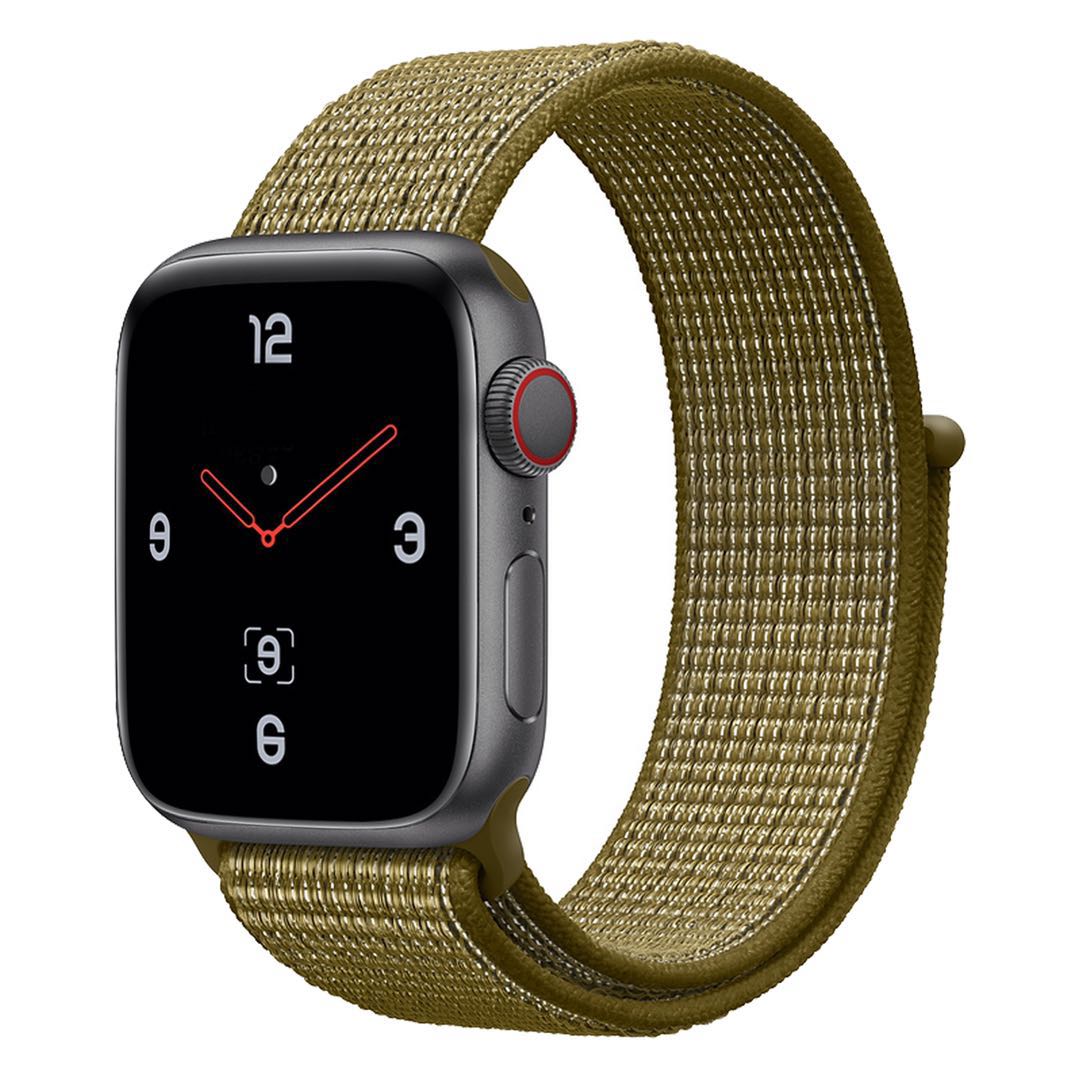 ALK Classic Nylon Band for Apple Watch in Olive Flak - Alk Designs
