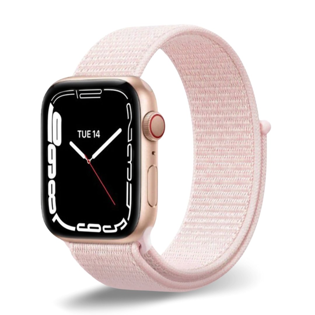 ALK Classic Nylon Band for Apple Watch in Pearl Pink - Alk Designs