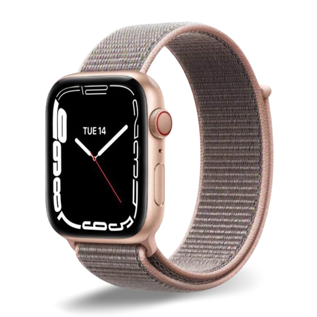Pink Sand Apple Watch 44 Mm Rosa Stretchy Solo Loop Strap