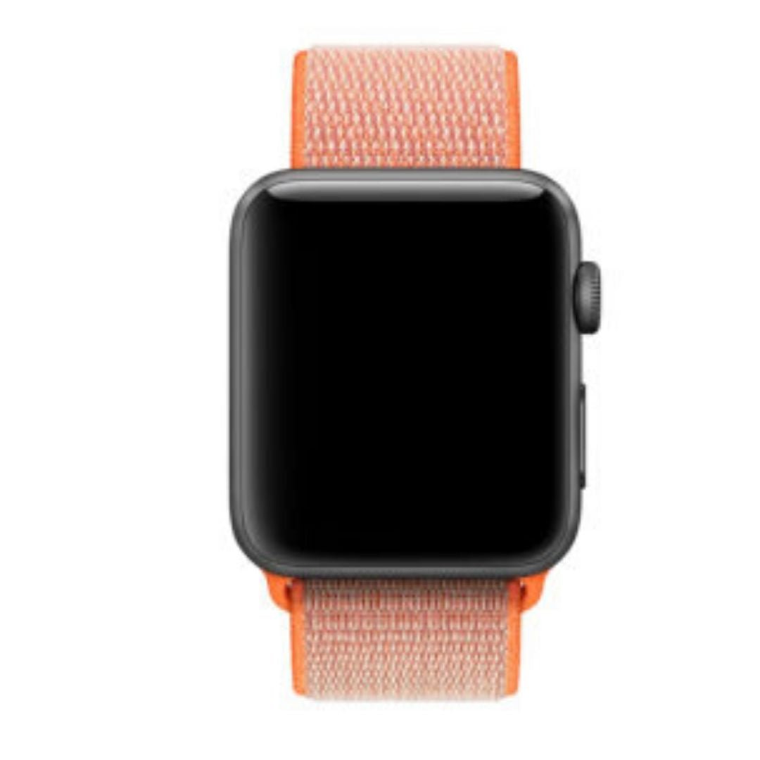 ALK Classic Nylon Band for Apple Watch in Spicy Orange - Alk Designs