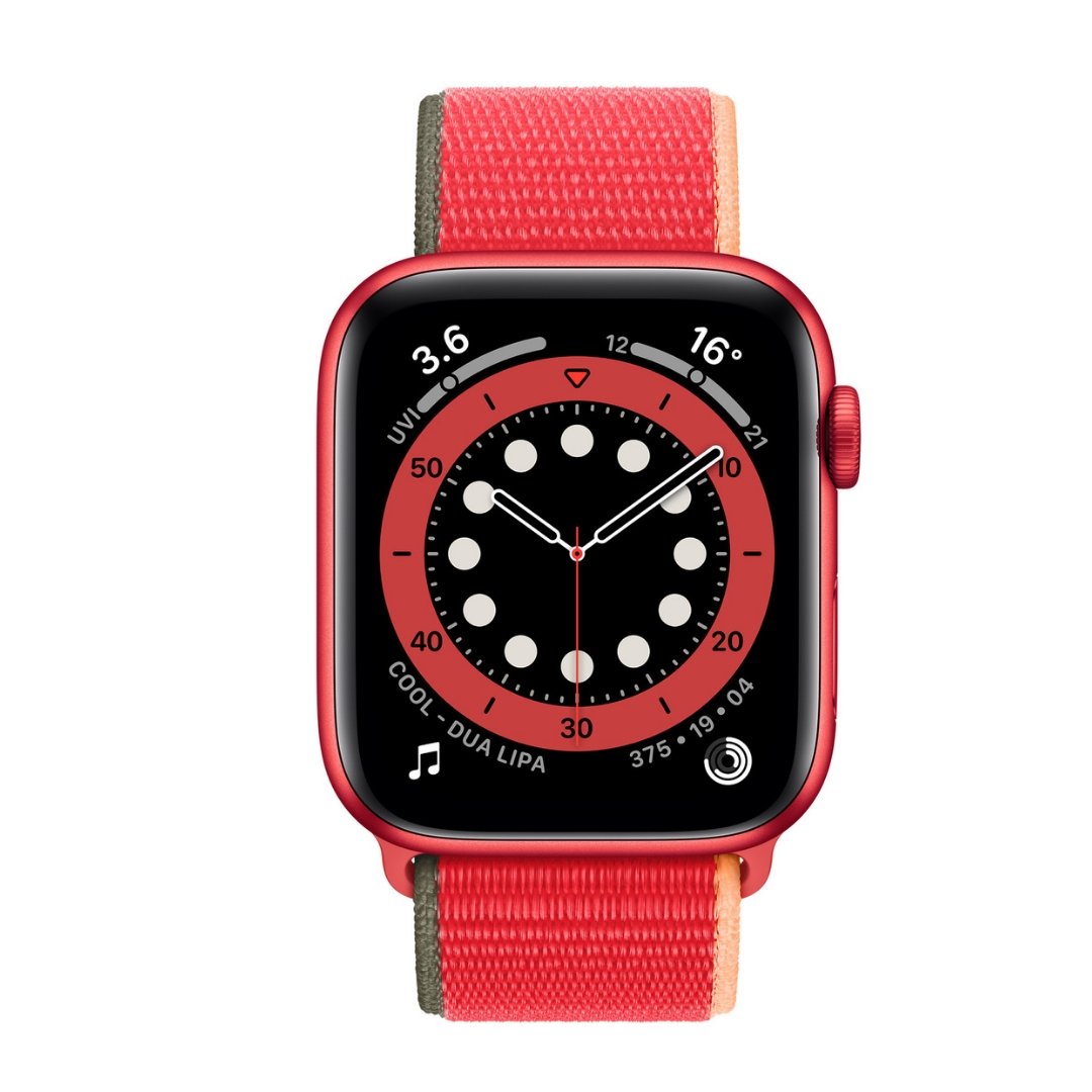 ALK Classic Nylon Band for Apple Watch in Ultra Red - Alk Designs