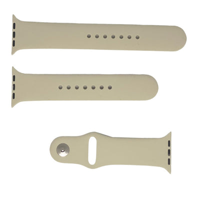 ALK Classic Silicone Band for Apple Watch in Antique White - Alk Designs