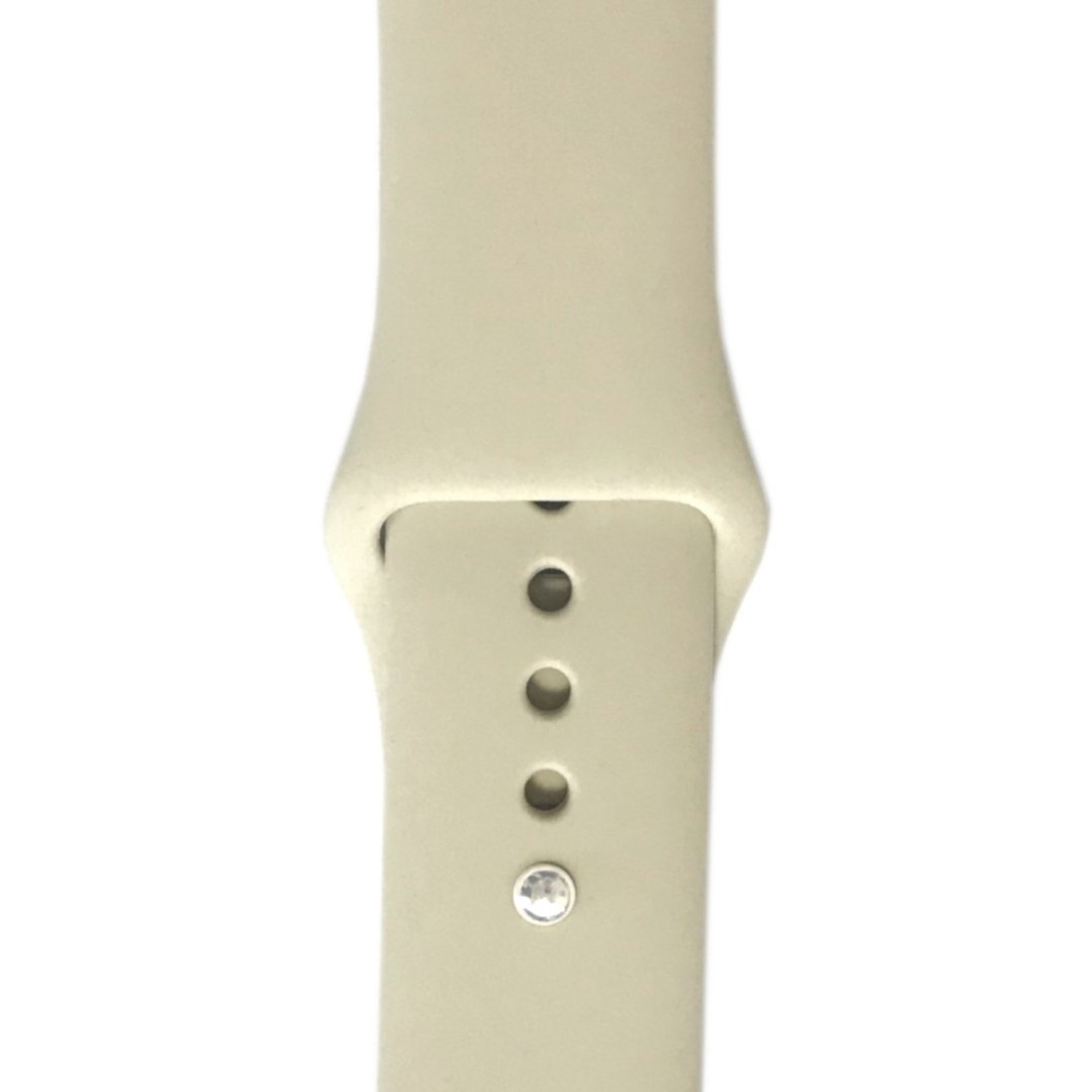 ALK Classic Silicone Band for Apple Watch in Antique White - Alk Designs