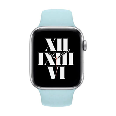ALK Classic Silicone Band for Apple Watch in Baby Blue - ALK DESIGNS