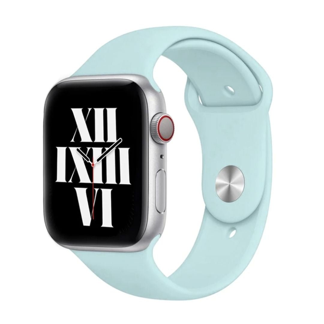 ALK Classic Silicone Band for Apple Watch in Baby Blue - ALK DESIGNS