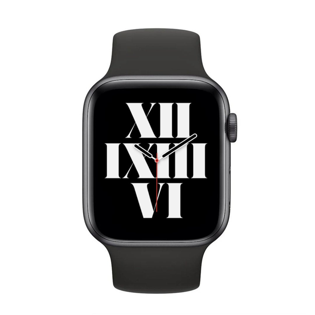 ALK Classic Silicone Band for Apple Watch in Black - Alk Designs