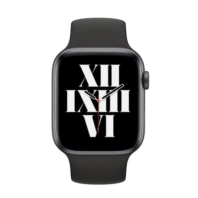 ALK Classic Silicone Band for Apple Watch in Black - Alk Designs