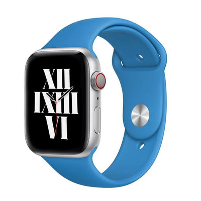 ALK Classic Silicone Band for Apple Watch in Blue - Alk Designs