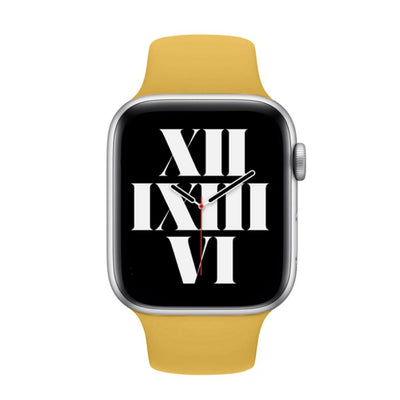 ALK Classic Silicone Band for Apple Watch in Deep Yellow - Alk Designs