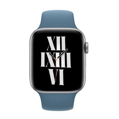 ALK Classic Silicone Band for Apple Watch in Denim Blue - Alk Designs