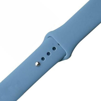 ALK Classic Silicone Band for Apple Watch in Denim Blue - Alk Designs