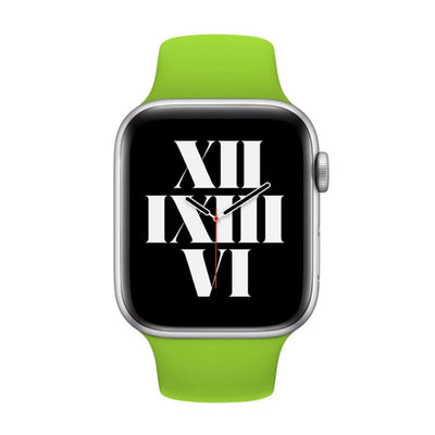 ALK Classic Silicone Band for Apple Watch in Green - Alk Designs
