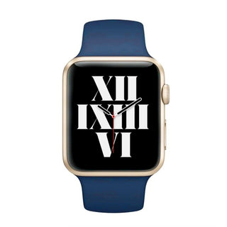 ALK Classic Silicone Band for Apple Watch in Ocean Blue - Alk Designs