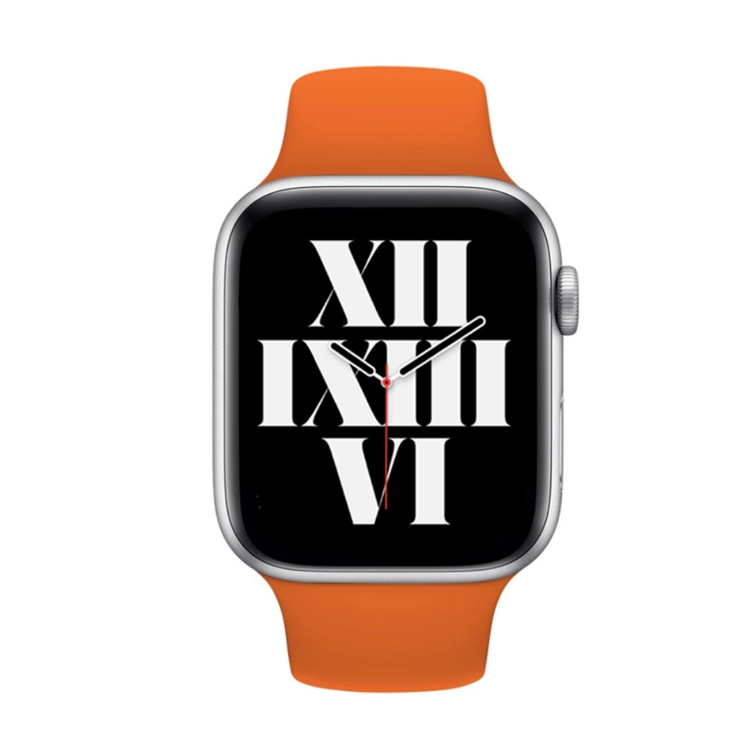 ALK Classic Silicone Band for Apple Watch in Orange - Alk Designs