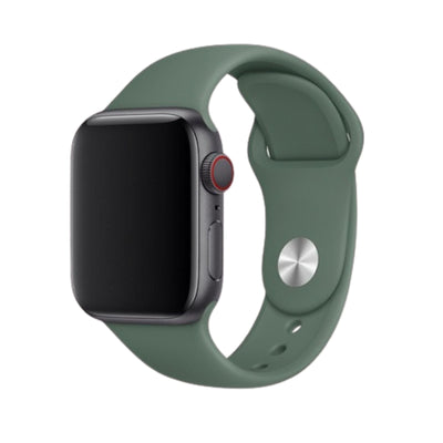 ALK Classic Silicone Band for Apple Watch in Pine Green - Alk Designs