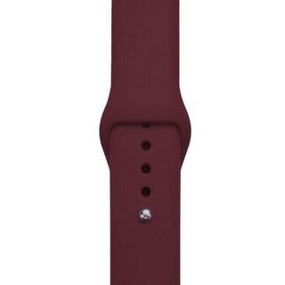 ALK Classic Silicone Band for Apple Watch in Red Wine - Alk Designs