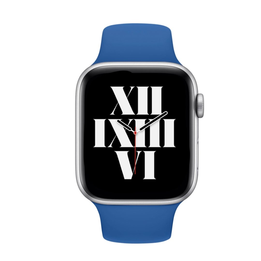 ALK Classic Silicone Band for Apple Watch in Royal Blue - Alk Designs