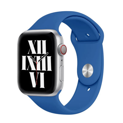 ALK Classic Silicone Band for Apple Watch in Royal Blue - Alk Designs